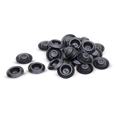 1 / 2" BLACK PLUGS (BOX 5000)