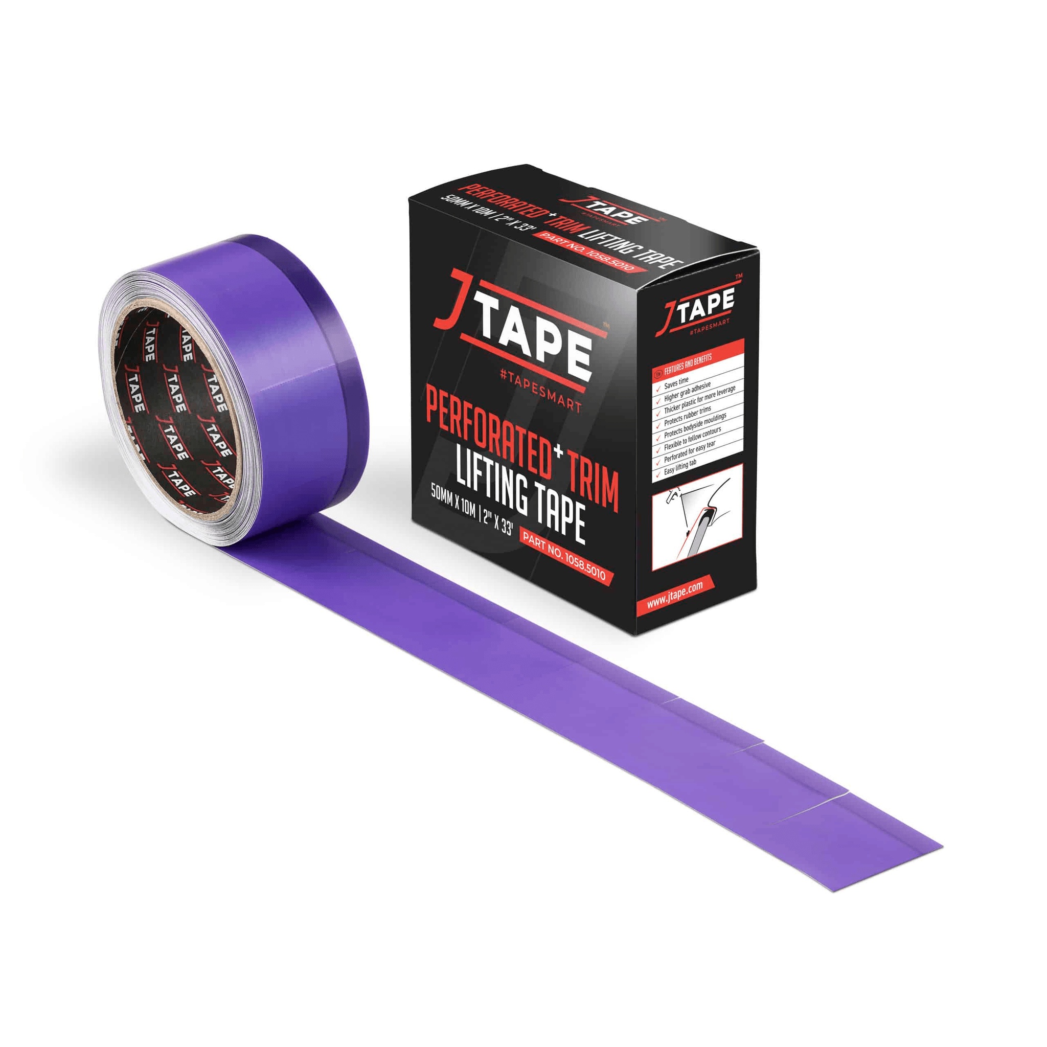 Jtape perforated + trim masking tape 50mm X 10m