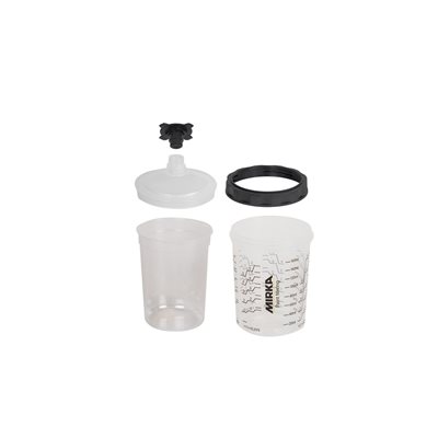 Paint Cup System 180ml, Filter Lid 125µm