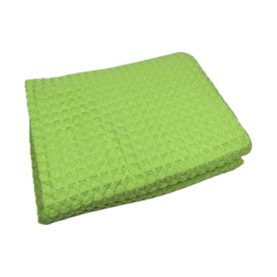 Chamois microfibre vert gauffre