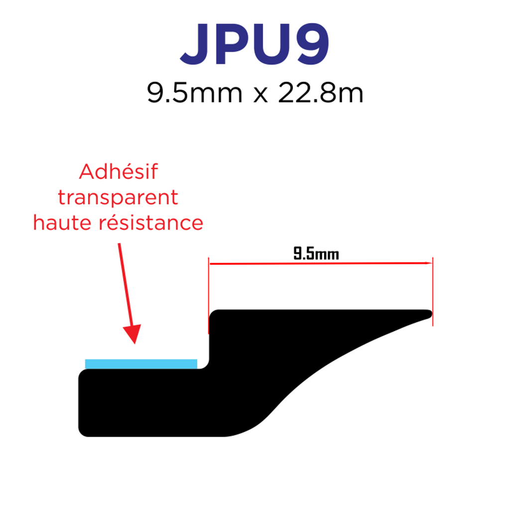 Joint souple universel 9.5 mm x 22.8m