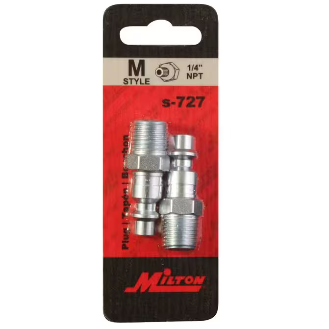 1 / 4 NPT MALE M STYLE  / pk 2